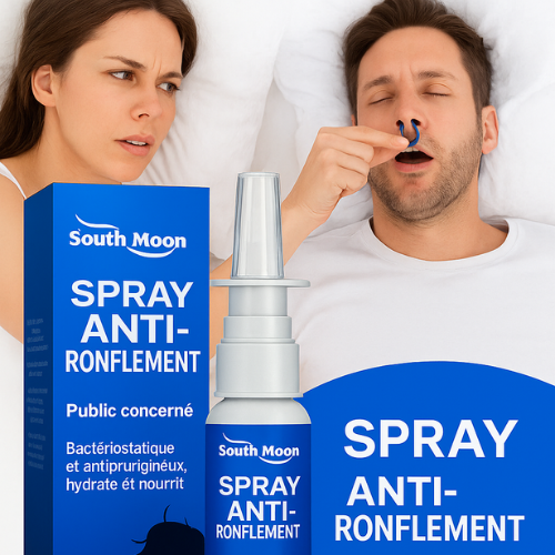 Spray Anti-Ronflement & Décongestionnant Nasal – South Moon 30ml