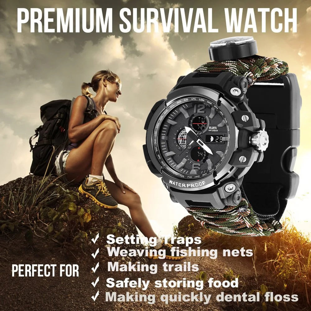 Montre Tactique Multifonction – Élégance & Performance Outdoor