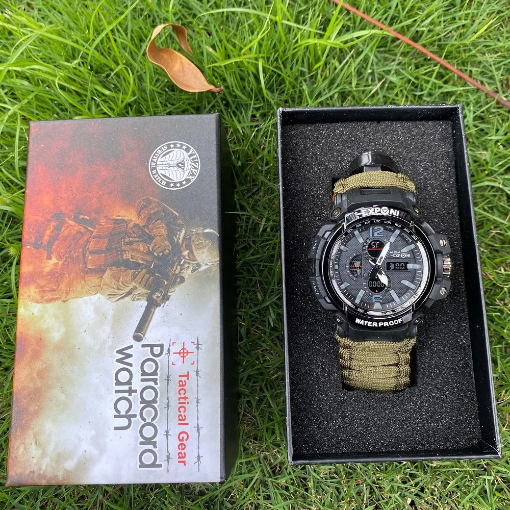 Montre Tactique Multifonction – Élégance & Performance Outdoor