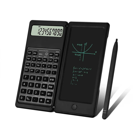 Calculatrice Scientifique 2-en-1 avec Tablette d’Écriture LCD